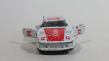 1988 Hartoy Coca Cola Coke Soda Pop Porsche 935 White Red #12 Die Cast Toy Car Vehicle with Opening Doors