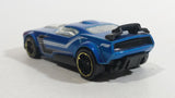 2011 Hot Wheels HW Video Game Heroes Fast Fish Metalflake Blue Die Cast Toy Car Vehicle