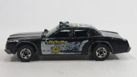 1982 Hot Wheels Sheriff Patrol Black Die Cast Toy Cop Police Car Vehicle