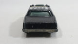 1982 Hot Wheels Sheriff Patrol Black Die Cast Toy Cop Police Car Vehicle