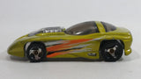 2002 Hot Wheels Silhouette II Antifreeze Green Wheels Die Cast Toy Car Vehicle