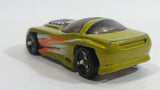 2002 Hot Wheels Silhouette II Antifreeze Green Wheels Die Cast Toy Car Vehicle