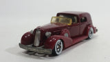 1983 Hot Wheels '35 Classic Caddy Cadillac Maroon Die Cast Toy Car Vehicle