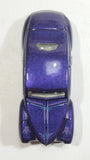 1998 Hot Wheels First Editions Tail Dragger Metalflake Purple Die Cast Toy Car Vehicle