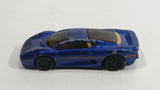 2007 Hot Wheels Exotics Jaguar XJ220 Metallic Dark Blue Die Cast Toy Car Vehicle