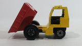 Vintage 1976 Matchbox Lesney Superfast Site Dumper Truck Yellow and Red No. 26 Die Cast Toy Car Construction Equipment Machinery Vehicle - Made in England