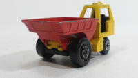 Vintage 1976 Matchbox Lesney Superfast Site Dumper Truck Yellow and Red No. 26 Die Cast Toy Car Construction Equipment Machinery Vehicle - Made in England