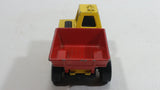 Vintage 1976 Matchbox Lesney Superfast Site Dumper Truck Yellow and Red No. 26 Die Cast Toy Car Construction Equipment Machinery Vehicle - Made in England