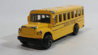 2010 Maisto Fresh Metal School District 2 School Bus Yellow Die Cast Toy Car Vehicle