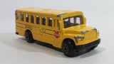 2010 Maisto Fresh Metal School District 2 School Bus Yellow Die Cast Toy Car Vehicle