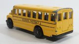 2010 Maisto Fresh Metal School District 2 School Bus Yellow Die Cast Toy Car Vehicle