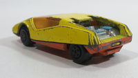 1973 Lesney Products Matchbox Yellow Orange Superfast No. 33 Datsun 126X Toy Car Vehicle