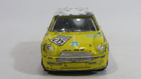 Motor Max 2001 Mini Cooper #05 Yellow No. 6057 Die Cast Toy Car Vehicle