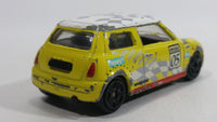 Motor Max 2001 Mini Cooper #05 Yellow No. 6057 Die Cast Toy Car Vehicle