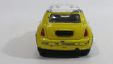 Motor Max 2001 Mini Cooper #05 Yellow No. 6057 Die Cast Toy Car Vehicle