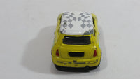 Motor Max 2001 Mini Cooper #05 Yellow No. 6057 Die Cast Toy Car Vehicle