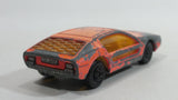 Vintage 1969 Lesney Matchbox Superfast Lamborghini Marzal No. 20 Orange Die Cast Toy Dream Car Vehicle