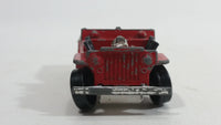 Vintage 1971 Lesney Matchbox Superfast Jeep Hot Rod No. 2 Red Die Cast Toy Car Vehicle