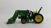 ERTL John Deere Tractor with Bucket Scoop Green and Yellow Die Cast Toy Farming Machinery Vehicle