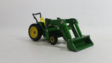 ERTL John Deere Tractor with Bucket Scoop Green and Yellow Die Cast Toy Farming Machinery Vehicle