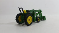 ERTL John Deere Tractor with Bucket Scoop Green and Yellow Die Cast Toy Farming Machinery Vehicle