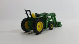 ERTL John Deere Tractor with Bucket Scoop Green and Yellow Die Cast Toy Farming Machinery Vehicle