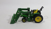 ERTL John Deere Tractor with Bucket Scoop Green and Yellow Die Cast Toy Farming Machinery Vehicle