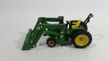 ERTL John Deere Tractor with Bucket Scoop Green and Yellow Die Cast Toy Farming Machinery Vehicle