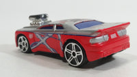 HTF 2012 Maisto Marvel Ultimate Spiderman Whiplash Silver and Red Die Cast Toy Car Vehicle