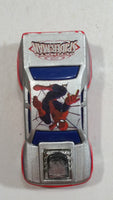 HTF 2012 Maisto Marvel Ultimate Spiderman Whiplash Silver and Red Die Cast Toy Car Vehicle