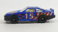 Unknown Brand #15 Stock Car Blue Die Cast Toy Race Car Vehicle