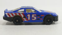 Unknown Brand #15 Stock Car Blue Die Cast Toy Race Car Vehicle