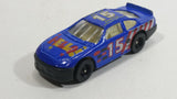 Unknown Brand #15 Stock Car Blue Die Cast Toy Race Car Vehicle