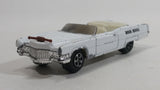 Vintage 1981 Warner Bro. ERTL Dukes of Hazzard Boss Hogg Cadillac Convertible White Die Cast Toy Car Vehicle TV Show Collectible