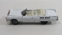 Vintage 1981 Warner Bro. ERTL Dukes of Hazzard Boss Hogg Cadillac Convertible White Die Cast Toy Car Vehicle TV Show Collectible