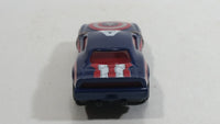 2016 Hot Wheels Marvel Character Cars Captain America Dark Blue Die Cast Toy Car Vehicle