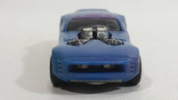 2014 Hot Wheels Stunt 'N Dunk Color Changers Nitro Door Slammer Aston Martin Blue and Purple Die Cast Toy Race Car Vehicle