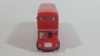 Free Wheel Victoria, BC Canada Double Decker Bus Red Die Cast Toy Car Vehicle