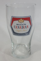 Vintage Molson Canadian Lager Beer Biere 6" Tall Glass Cup