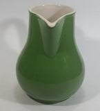 John Deere 6 3/4" Tall Green Stoneware Water Pitcher Farming Collectible