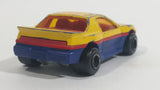 Vintage Majorette Pontiac Fiero #3 Yellow No. 206 Die Cast Toy Car Vehicle 1/55 Scale Made in France