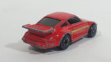 1991 Hot Wheels Porsche 930 Red Die Cast Toy Sports Car Vehicle