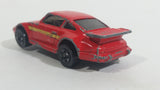 1991 Hot Wheels Porsche 930 Red Die Cast Toy Sports Car Vehicle