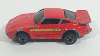 1991 Hot Wheels Porsche 930 Red Die Cast Toy Sports Car Vehicle