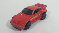 1991 Hot Wheels Porsche 930 Red Die Cast Toy Sports Car Vehicle