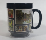 Thermo Serv Walt Disney Productions Disneyland Black Insulated Plastic Coffee Mug Collectible