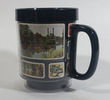 Thermo Serv Walt Disney Productions Disneyland Black Insulated Plastic Coffee Mug Collectible