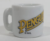 NHL Ice Hockey Pittsburgh Penguins Team Mini Miniature Ceramic Mug