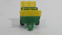 Majorette Farm Trailer Green and Yellow Die Cast Toy Farming Vehicle