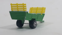 Majorette Farm Trailer Green and Yellow Die Cast Toy Farming Vehicle